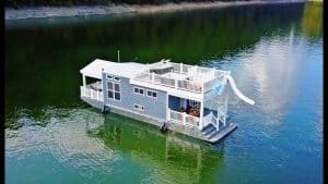 Houseboat tiny house