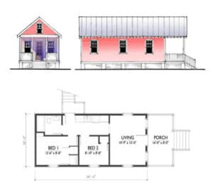 Tiny House for Family Floor Plan Samples